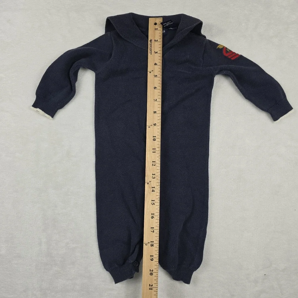 Ralph Lauren Baby Size 6-12 Months One‎ Piece Shawl Collar Jumpsuit
